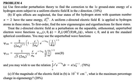 constant electric field on particle in 1d box perturbation theroy|perturbation theory quantum mechanics.